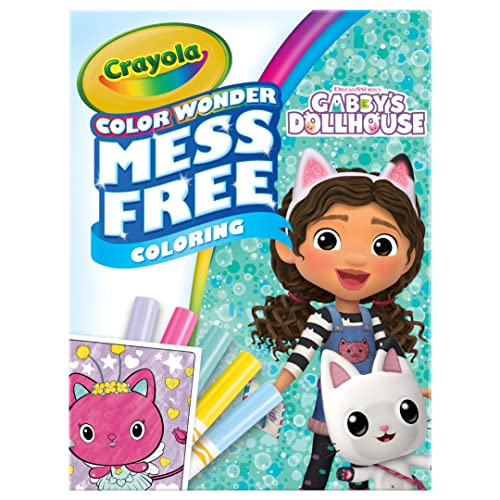 CRAYOLA Color Wonder - Gabby's Dollhouse | Mess-Free Colouring Book