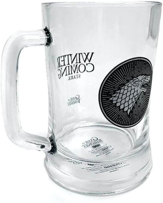 Game Of Thrones House Stark Glass Stein