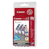Canon CLI-8 - 0621B029 - 1 x Yellow,1 x Cyan,1 x Magenta - Multipack - Ink tank - For PIXMA iP6600D,iP6700D,Pro9000,Pro9000 Mark II