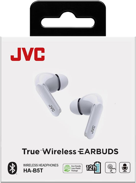 JVC HA-B5T True Wireless Bluetooth Earbuds WHT