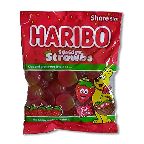 Haribo Squidgy Strawbs 160g
