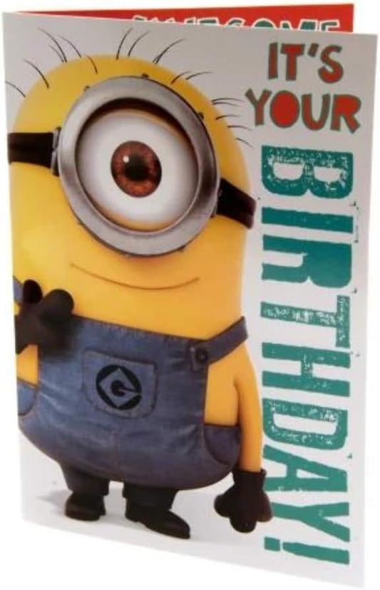 Despicable Me Birthday Sound Card