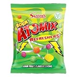 Swizzels Sour Atomix Refreshers Sour Fruit Flavour Chews 110g