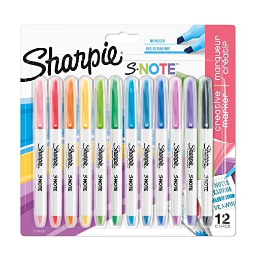 Sharpie S-Note Highlighter Pens 12PK