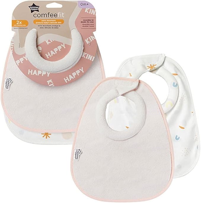 Tommee Tippee Milk Feeding Bibs Pack of 2