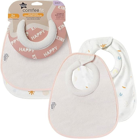 Tommee Tippee Milk Feeding Bibs Pack of 2