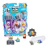 MrBeast Lab Swarms Hyper Fusion Series, Collect 100+ Unique Hyper Fusion Swarms, Lab Pack Includes 6 Micro Beasts, 6 Collectible Stickers & 2 Stackable Fusion Caps To Build Out Your Own