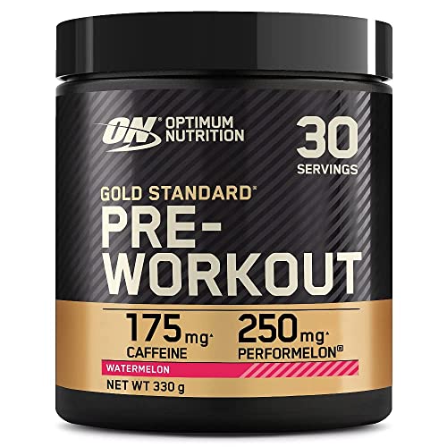 Optimum Nutrition Gold Standard Pre Workout Watermelon Flavoured Powder, 330g