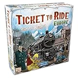Days of Wonder | Ticket to Ride Europe | Board Game | Ages 8+ | 2-5 Players | Average Playtime 30-60 Minutes