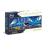 Clementoni - 39449 - Disney Mickey & Minnie Panorama Collection puzzle for adults and children - 1000 pieces -