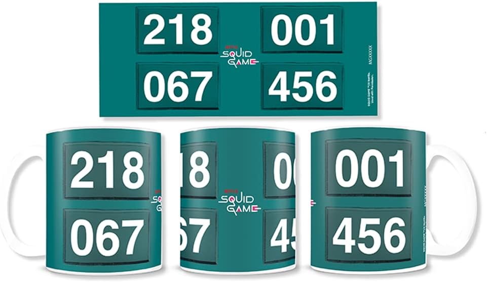 Squid Game Numbers Mug 11OZ