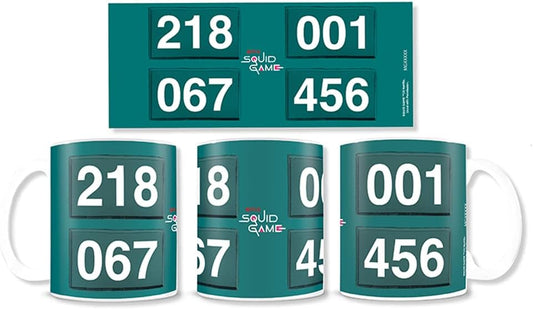 Squid Game Numbers Mug 11OZ