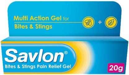 Savlon Bites & Stings Pain Relief Gel 20g