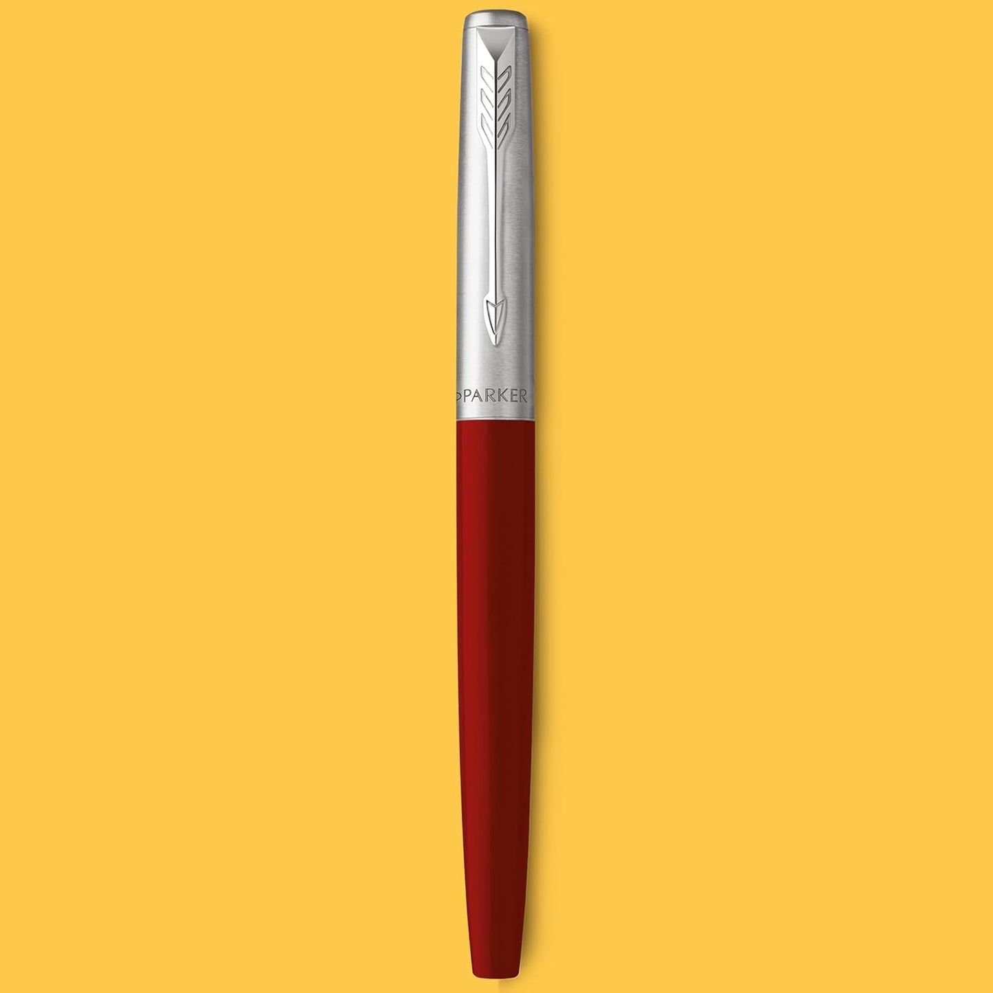 Parker Jotter Originals Fountain Pen Classic Red Finish Medium Nib Blue & Black Ink