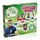 Winning Moves World Football Stars Guess Who? Board Game, Play with Messi, Ronaldo, Harry Kane, Salah, 2 player game great gift for ages 6 plus