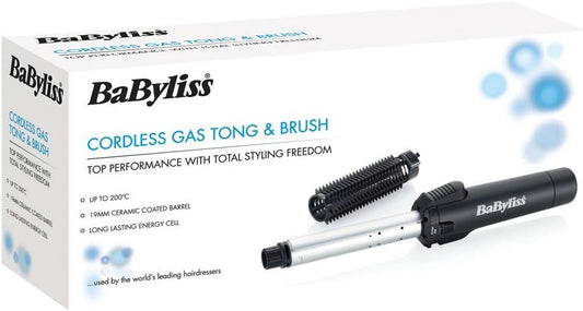 BaByliss Cordless Gas Hair Curler & Brush
