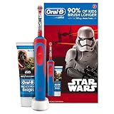 Oral-B Stages Power Kids Electric Toothbrush Featuring Disney Star Wars Gift Pack with Toothpaste