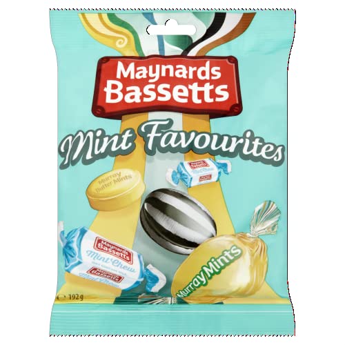 Maynards Bassetts Mint Favourites Sweets, 192g