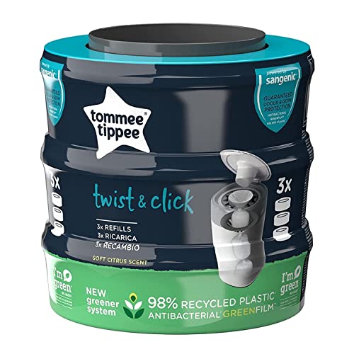 Tommee Tippee Sangenic Tec Refill Cassettes - 3 Pack