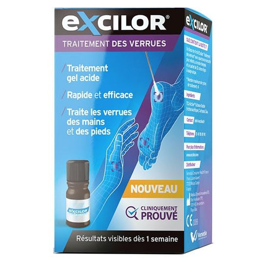 Excilor Warts & Verruca Treatment Gel, Wart Remover for Feet & Hands, 4ml