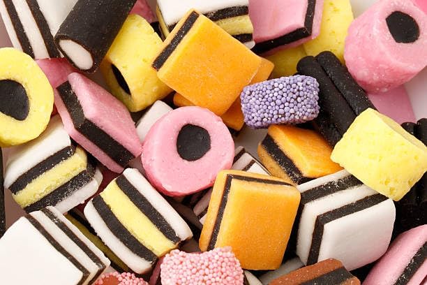 Maynards Bassetts Allsort Liquorice Sweets Bag 350g