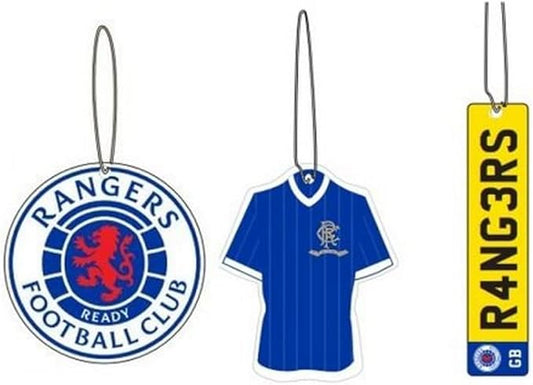 Rangers FC Car Air Freshener 3PK