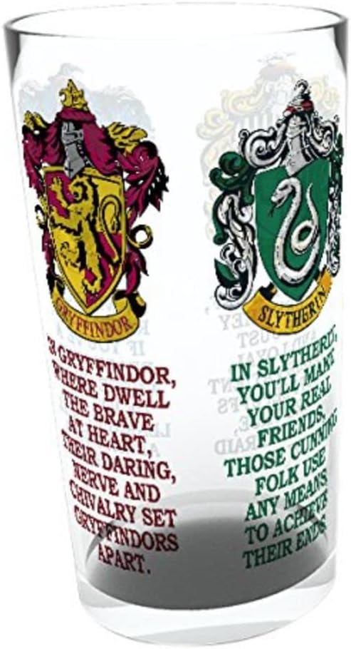 Harry Potter House Crests Large Glass