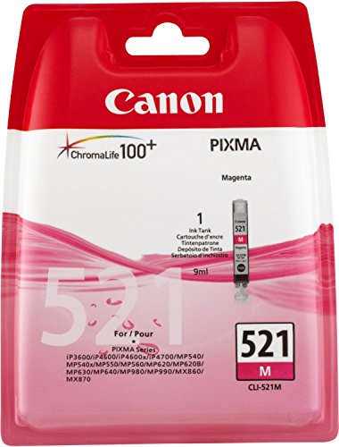 Canon CLI-521 Inkjet Toner Cartridge - Magenta