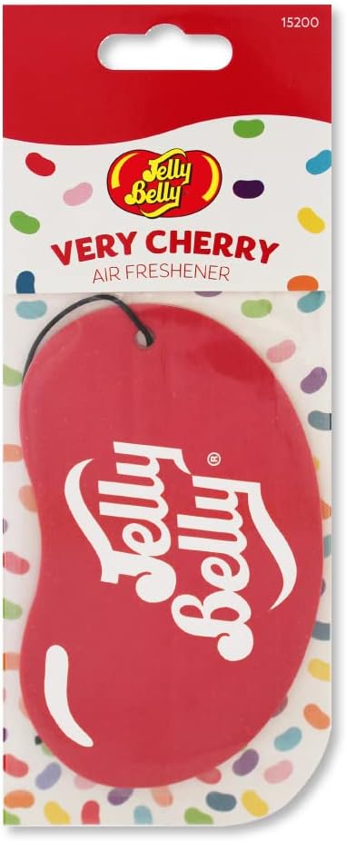 Jelly Belly 15200A Car Air Freshener - Very Cherry 2D Hanging Air Freshener