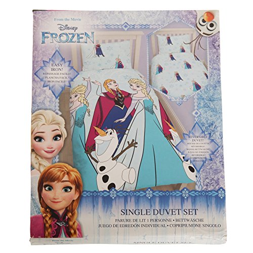 Disney Frozen 'Lights' Single Duvet Set - Repeat Print Design