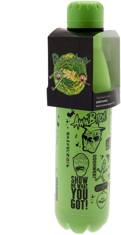 Rick and Morty (Quotes) Metal Drinks Bottle