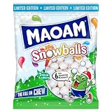 MAOAM Snowballs 140g – Limited Edition Christmas Chewy Fruity Snowball Sweets