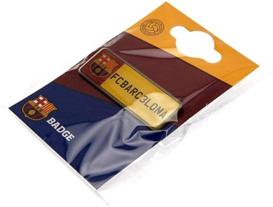 F.C. Barcelona Number Plate Badge