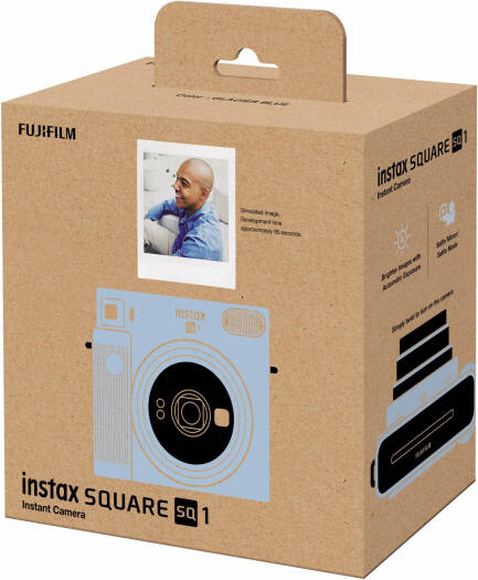 Instax SQUARE SQ1 Instant Camera, Glacier Blue