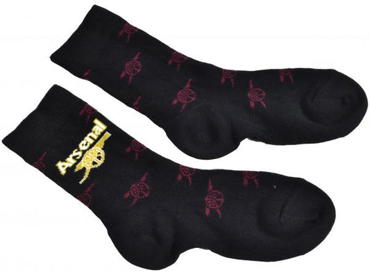 Arsenal Junior UK 9-12 All Over Print Socks