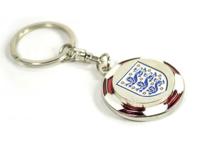 England FA Metal Crest Ball Keyring
