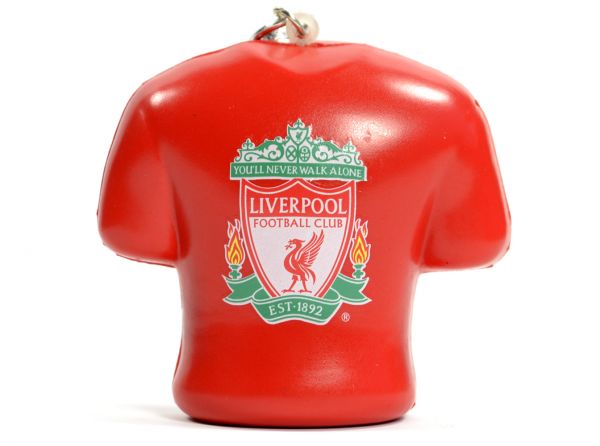 Liverpool LFC Football Kit Shirt Stress Relief Keyring Bag Charm
