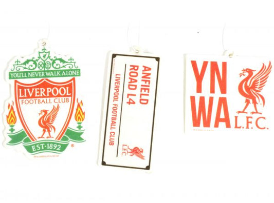 Liverpool YNWA 3Pk Car Air Freshener