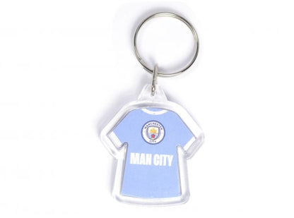 Manchester City FC Double Sided Acrylic Kit Keyring