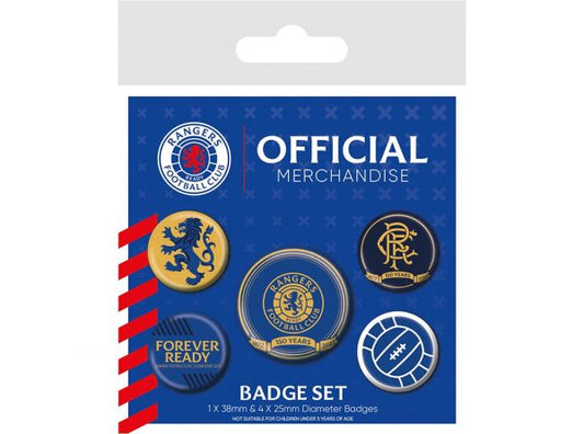 Rangers FC 5PK Button Badges