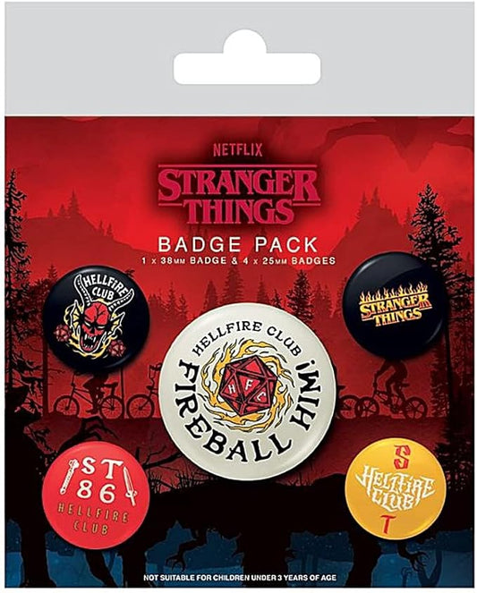 Stranger Things 4 Hellfire Club Badges