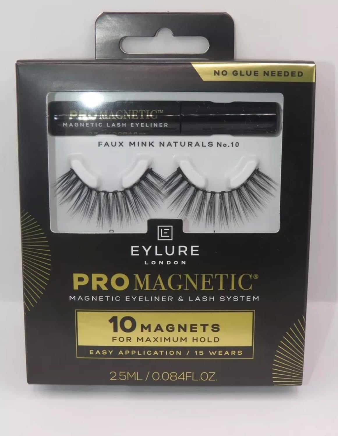 Eylure Pro Magnetic Eyeliner & Lash System False Lashes Naturals No.10 2.5ml