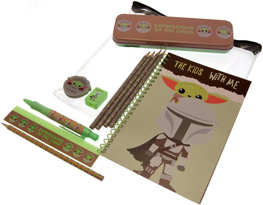 Star Wars: The Mandalorian A5 Lined Notebook and Bumper Stationery Set
