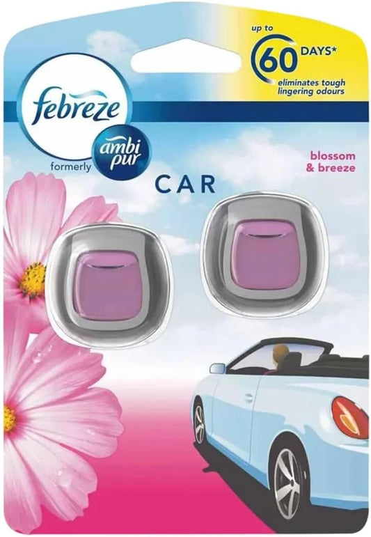 Febreze Car Clip Twin Pack Blossom
