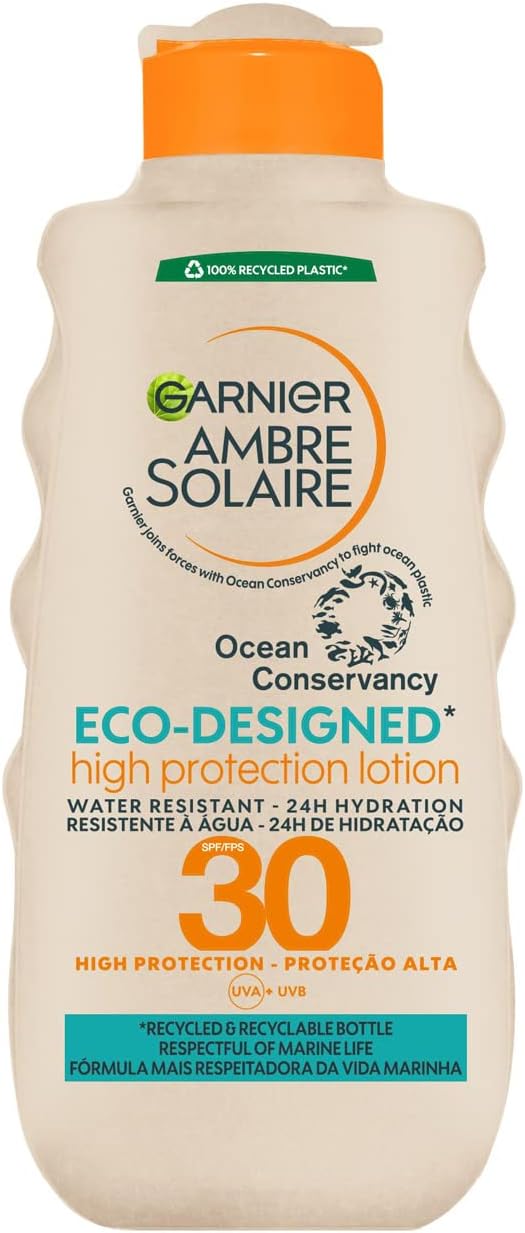Garnier Ambre Solaire Eco Design Sun Protection Sun Cream Lotion SPF30 200ml
