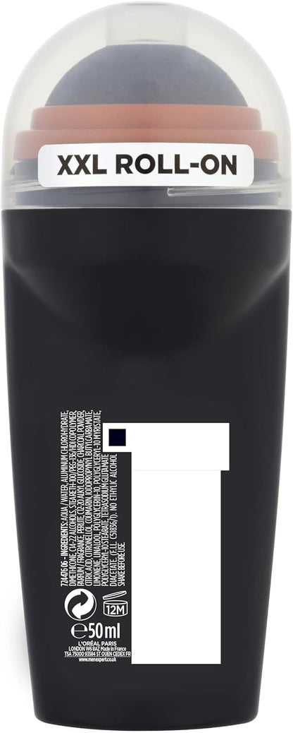 L'Oreal Paris Men Expert Carbon Protect 48H Anti-Perspirant Roll-On Deodorant, 50ml