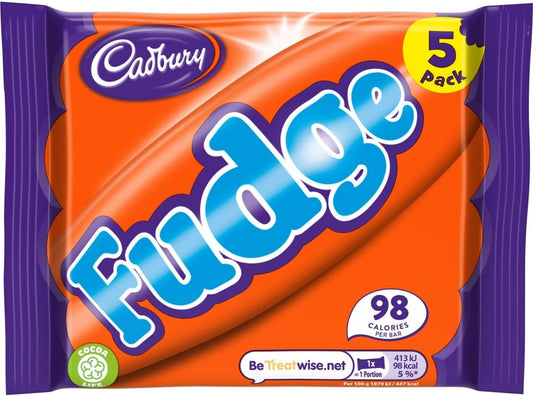 Cadbury Fudge 5 Bars, 110g