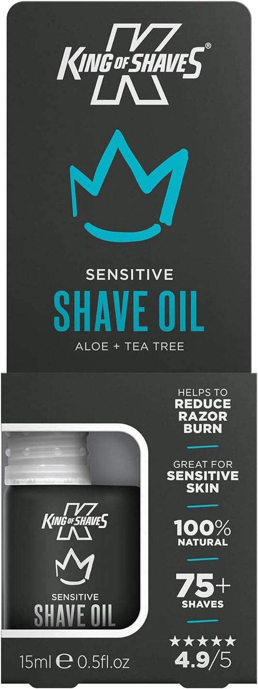 King Of Shaves Sensitive Shaving Oil For Men 15ml
