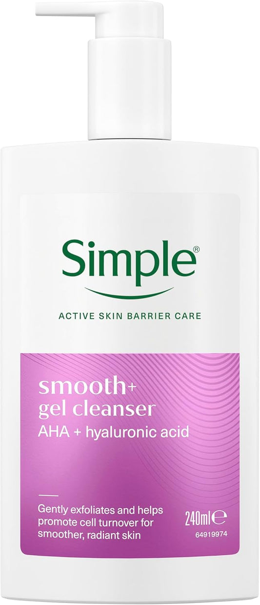 Simple Smooth+ Gel Facial Cleanser 240ml