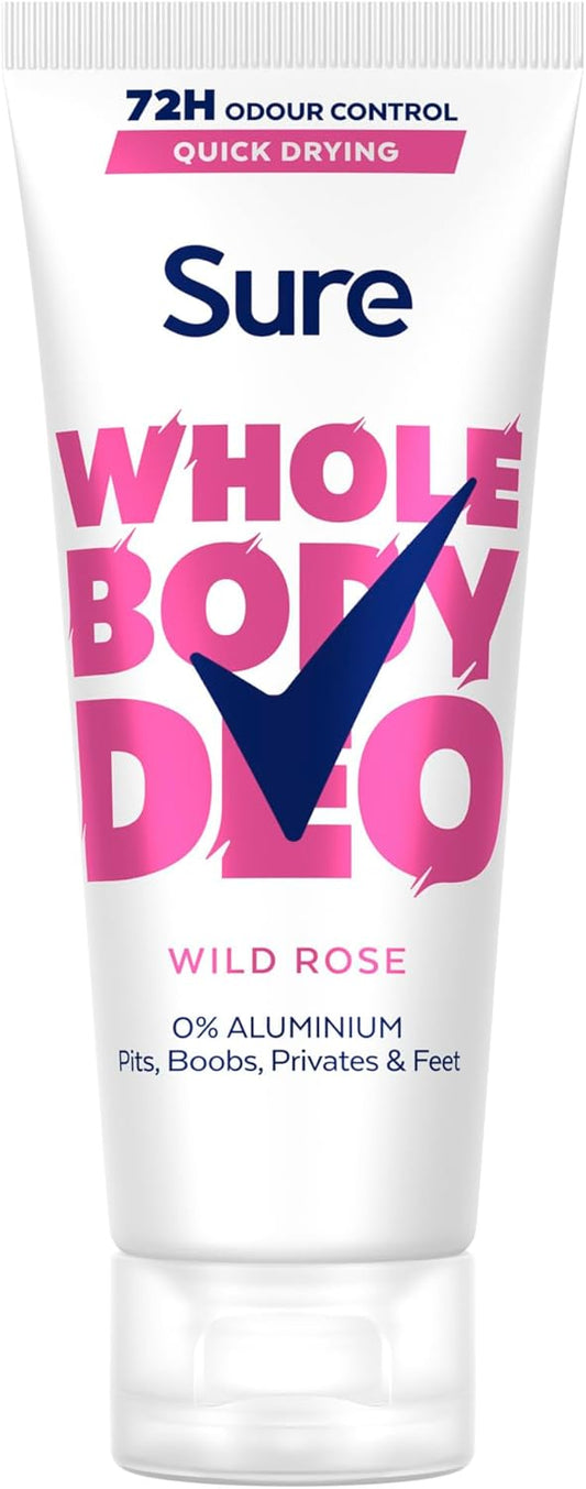 Sure Women Wild Rose Whole Body All Over Body Deodorant 75ML